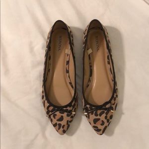 Cheetah Print Flats - Size 8
